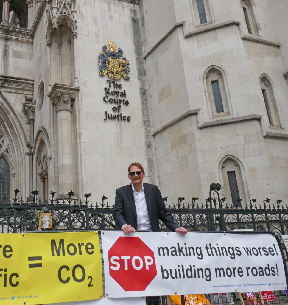 Becca and Chris at RIS2 hearing at High Court